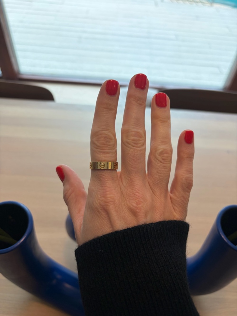 Cartier Yellow Gold love classic Band ring 59 - Picture 15 of 16